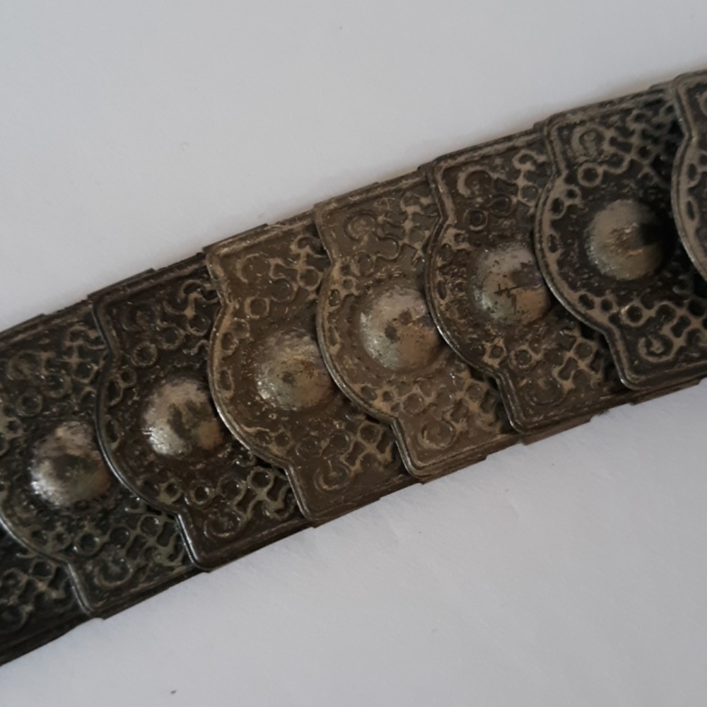 BOHO METAL BELT  😁🐕 PINK FLOWER - Picture 5 of 8